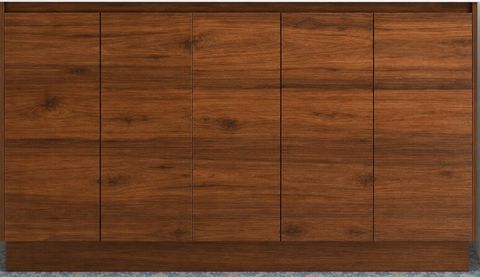 Clarke Walnut 1500 Floor Mount Timber Laminate Vanity