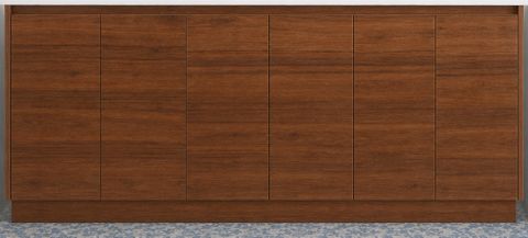 Clarke Walnut 1800 Floor Mount Timber Laminate Vanity