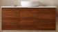 Clarke Walnut 1200 Wall Hung Timber Laminate Vanity