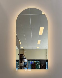Vivian Clive Arch D 500 x 900 LED Mirror No Frame