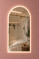 Vivian Clive Arch D 500 x 900 LED Mirror No Frame