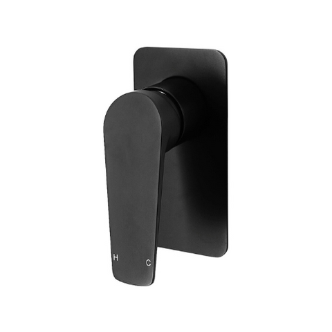 CASCADE SHOWER MIXER ELECTROPLATED MATT BLACK