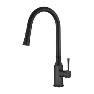 HELENA PULL OUT KITCHEN MIXER ELECTROPLATED MATT BLACK