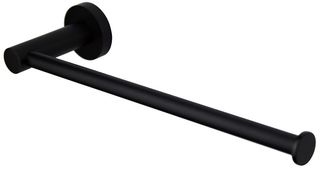 Ramsay Round Black Hand Towel Holder