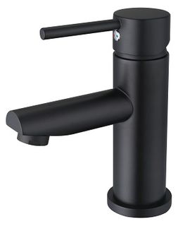 Ramsay Round Black Basin Mixer