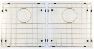 Sink Protector Grid Light Gold for M-S203 Double Bowl Sink