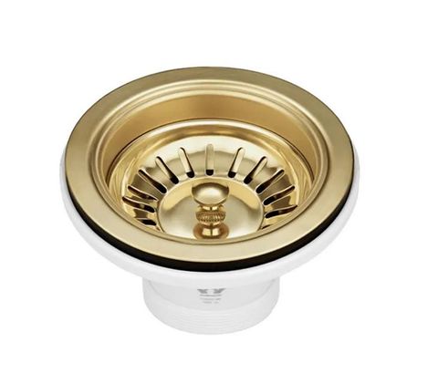 Otti Kitchen Sink Waste Brushed Gold for Butler, Granite & Stainless