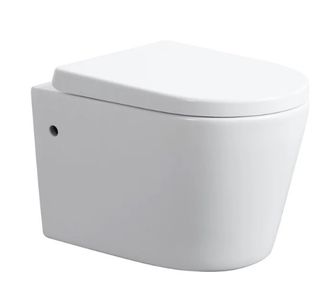 PAN ONLY Rimless WALL HUNG Toilet Suite