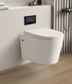 PAN ONLY Rimless WALL HUNG Toilet Suite