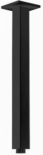 Savanna Square Matte Black Ceiling Dropper 300mm