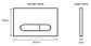Rnd Rec Matte White Button Suit R&T In Wall