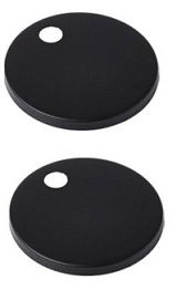 Seat Bracket Cover plate Matte Black (pair)