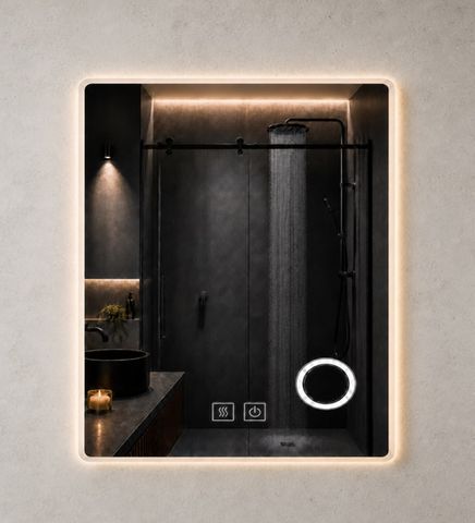 Vivian Clive Rectangle D & M 600 x 700 LED Mirror