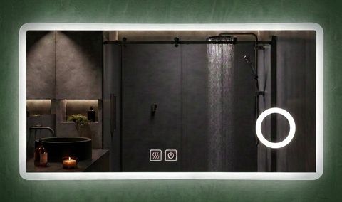 Vivian Clive Rectangle D & M 1800 x 700 LED Mirror