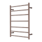 MECCA 240V 7 BAR HEATED TOWEL LADDER BRUSHED BRONZE