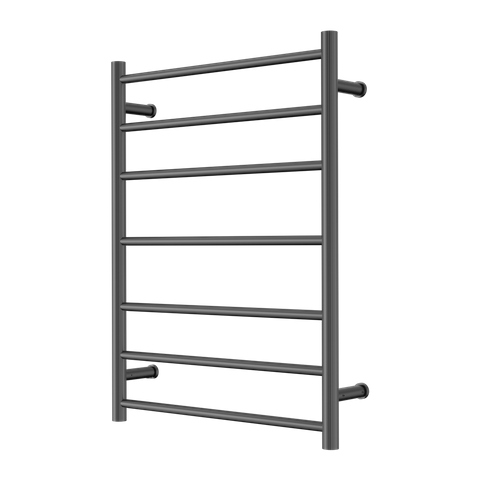 MECCA 240V 7 BAR HEATED TOWEL LADDER GUN METAL