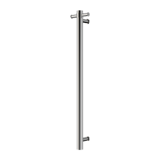 MECCA 240V SINGLE VERTICAL HEATED TOWEL RAIL CHROME