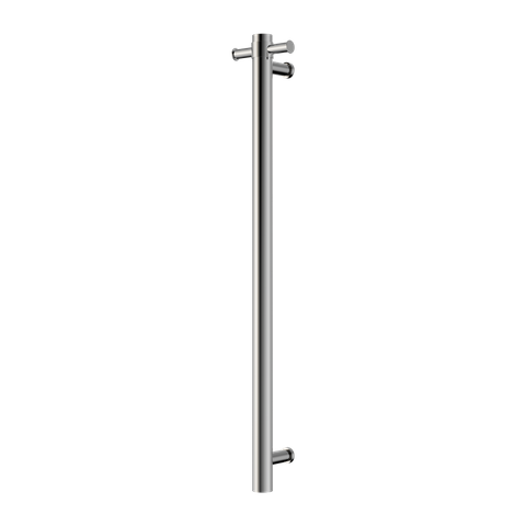 MECCA 240V SINGLE VERTICAL HEATED TOWEL RAIL CHROME
