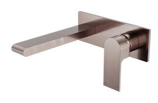 BIANCA WALL BASIN/BATH MIXER 187MM BRUSHED BRONZE