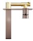 BIANCA WALL BASIN/BATH MIXER 187MM BRUSHED BRONZE