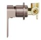 BIANCA SHOWER MIXER 60MM PLATE BRUSHED BRONZE