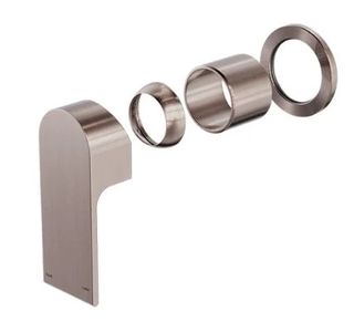 BIANCA SHOWER MIXER 60MM PLATE TRIM KITS ONLY BRUSHED BRONZE