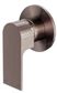 BIANCA SHOWER MIXER 80MM PLATE BRUSHED BRONZE