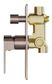 BIANCA SHOWER MIXER WITH DIVERTOR BRUSHED BRONZE