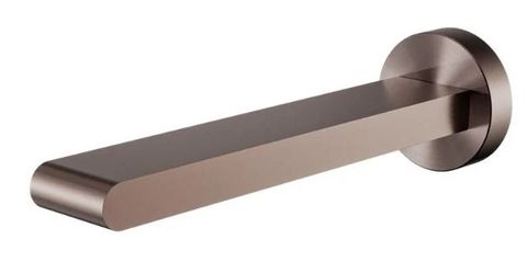 BIANCA FIXED BATH SPOUT ONLY 200MM BRUSHED BRONZE