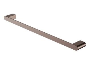 BIANCA SINGLE TOWEL RAIL 600MM BRUSHED BRONZE