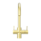 MECCA 3 WAY FILTERED MIXER TAP BRUSHED GOLD