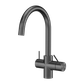 MECCA 3 WAY FILTERED MIXER TAP GUN METAL