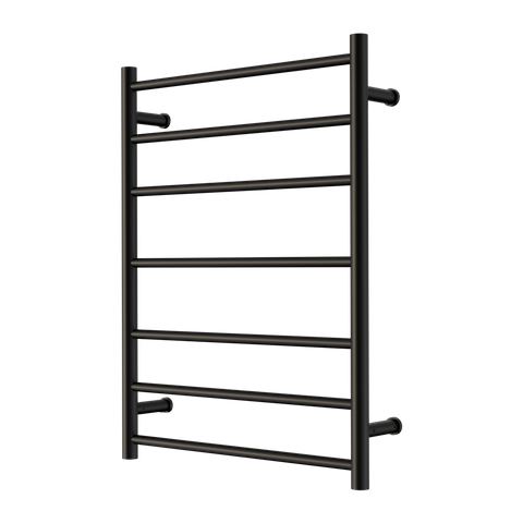 MECCA 240V 7 BAR HEATED TOWEL LADDER MATTE BLACK