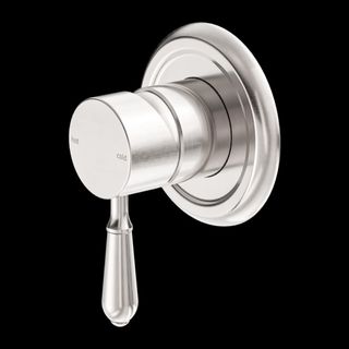 YORK SHOWER MIXER WITH METAL LEVER BRUSHED NICKEL