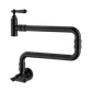 YORK WALL MOUNTED POT FILLER MATTE BLACK