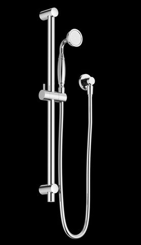 YORK SHOWER RAIL WITH METAL HAND SHOWER CHROME