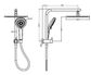 MECCA 2 IN 1 TWIN SHOWER GUN METAL