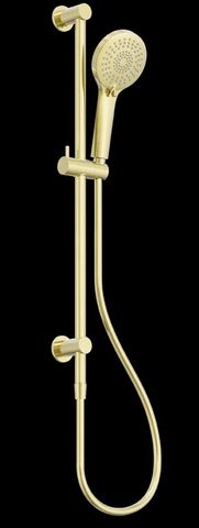 3 FUNCTION SHOWER RAIL BRUSHED GOLD