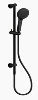 3 FUNCTION SHOWER RAIL MATTE BLACK