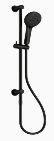 3 FUNCTION SHOWER RAIL MATTE BLACK