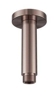 ROUND CEILING ARM 100MM LENGTH BRUSHED BRONZE