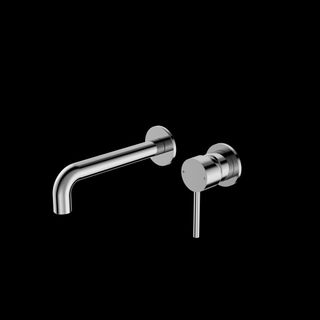 DOLCE WALL BASIN/BATH MIXER SEPARATE BACK PLATE CHROME