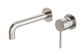 DOLCE WALL BASIN/BATH MIXER SEPARATE BACK PLATE BRUSHED NICKEL