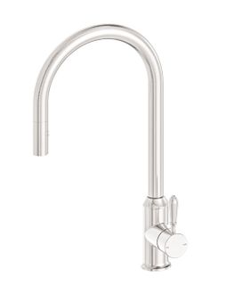 YORK PULL OUT SINK MIXER WITH VEGIE SPRAY FUNCTION WITH METAL LEVER BRUSHED NICK