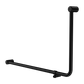 MECCA CARE 32MM DDA 90 DEGREE BENT TUBE GRAB RAIL 600X1000MM MATTE BLACK
