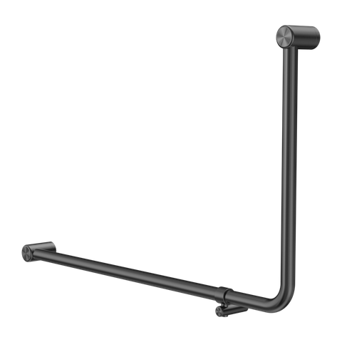MECCA CARE 32MM DDA 90 DEGREE BENT TUBE GRAB RAIL 600X1000MM GUN METAL