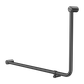 MECCA CARE 32MM DDA 90 DEGREE BENT TUBE GRAB RAIL 600X1000MM GUN METAL