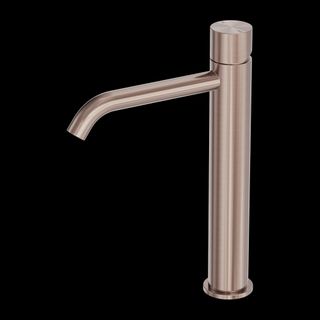 ZEN SS316L TALL BASIN MIXER HANDLESS BRUSHED BRONZE