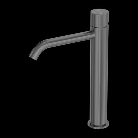 ZEN SS316L TALL BASIN MIXER HANDLESS GRAPHITE