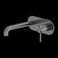 ZEN SS316L WALL BASIN/BATH MIXER 185MM SPOUT GRAPHITE